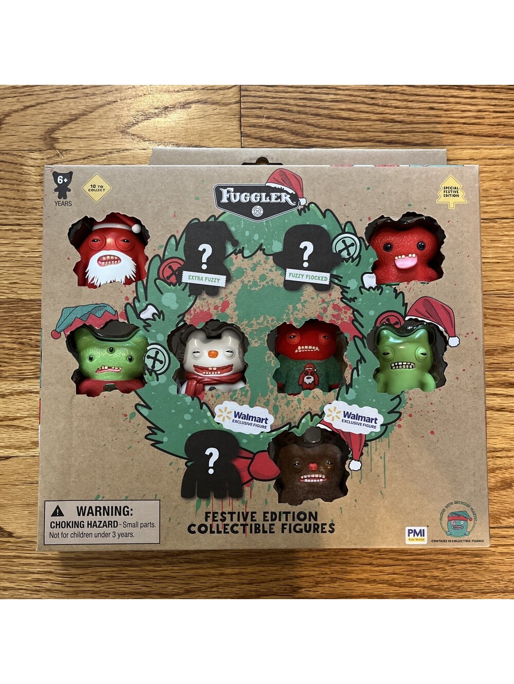New Fuggler Fuggmas Christmas Festive Collectible Figures 10pk Holiday Exclusive